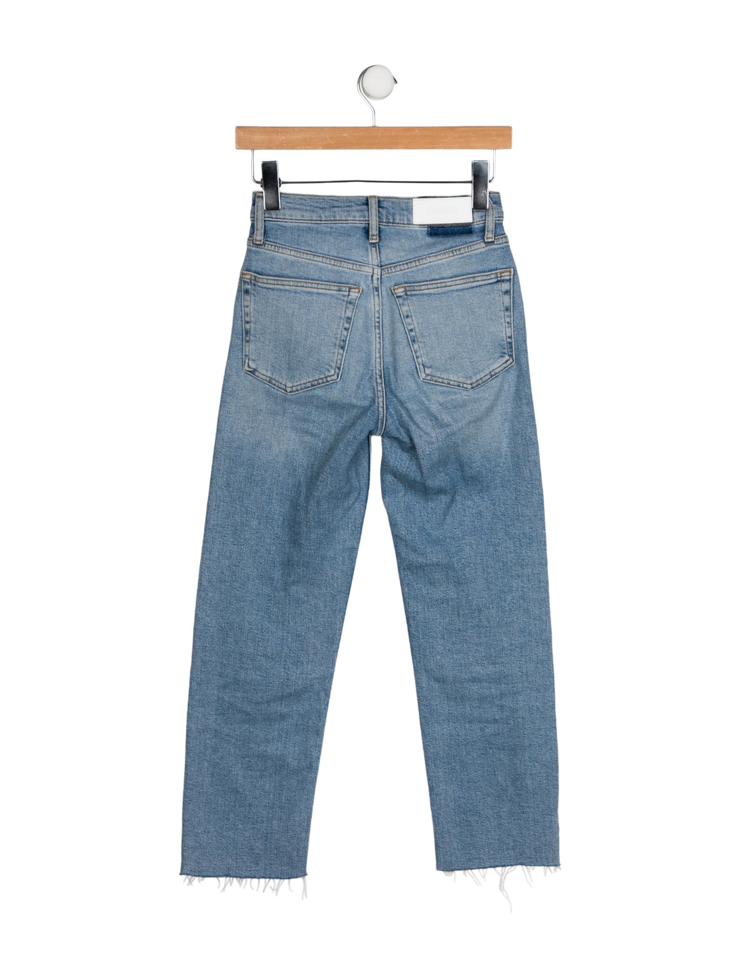 RE/DONE Mid-Rise Straight Leg Jeans
