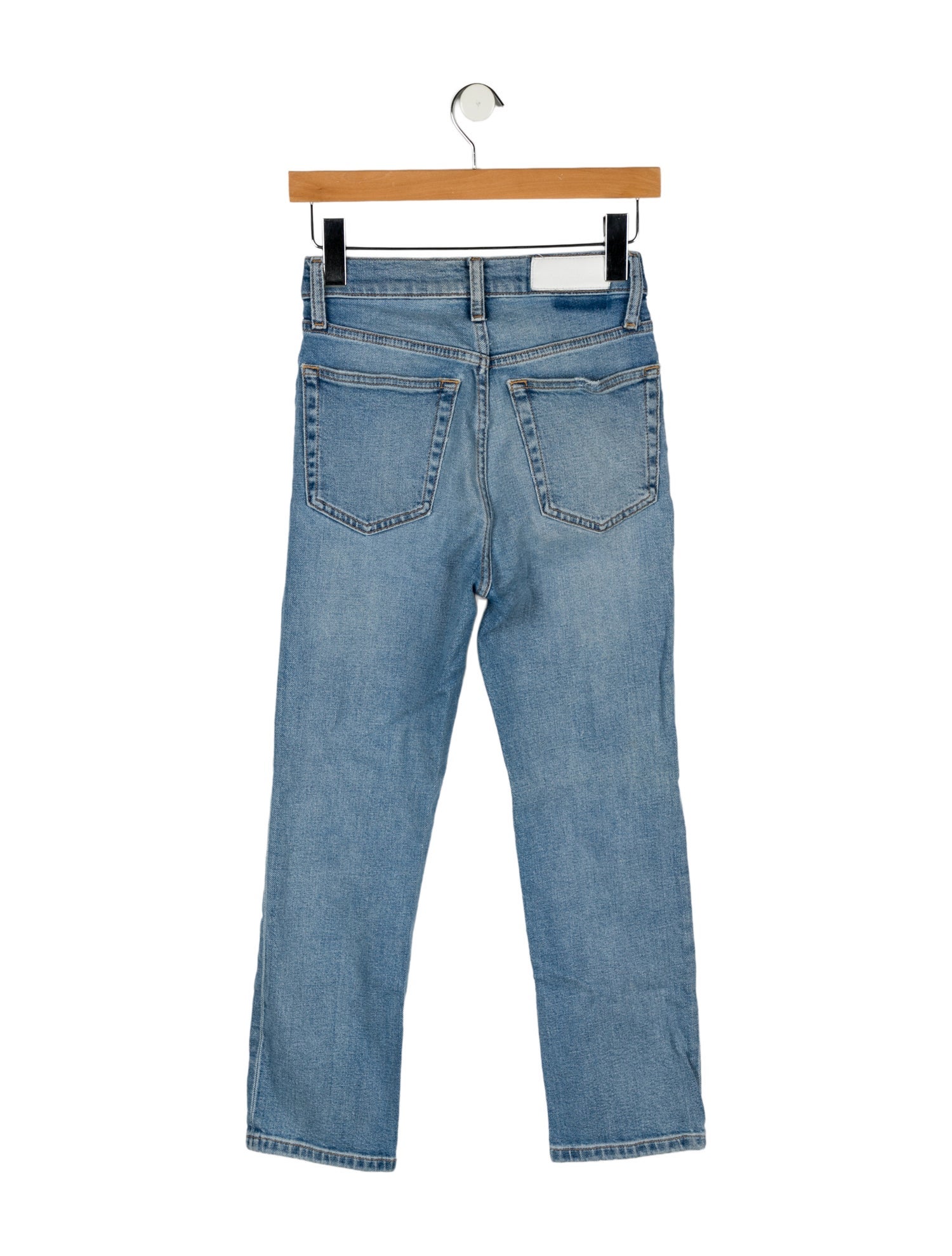RE/DONE Mid-Rise Straight Leg Jeans