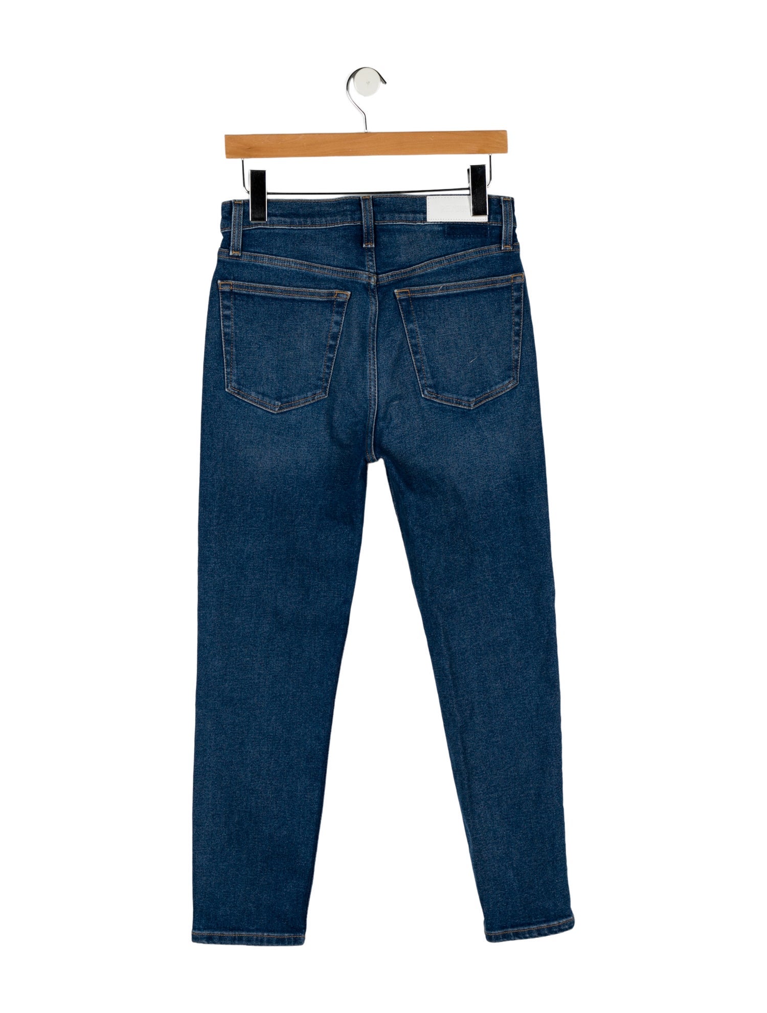 RE/DONE High-Rise Straight Leg Jeans