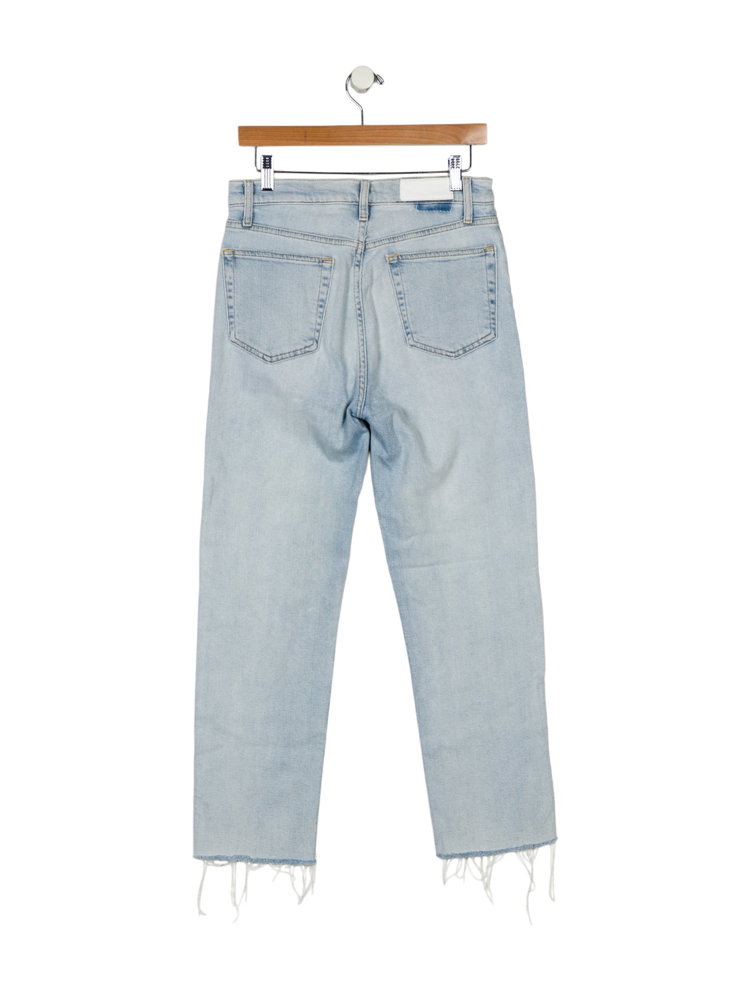 RE/DONE High-Rise Straight Leg Jeans