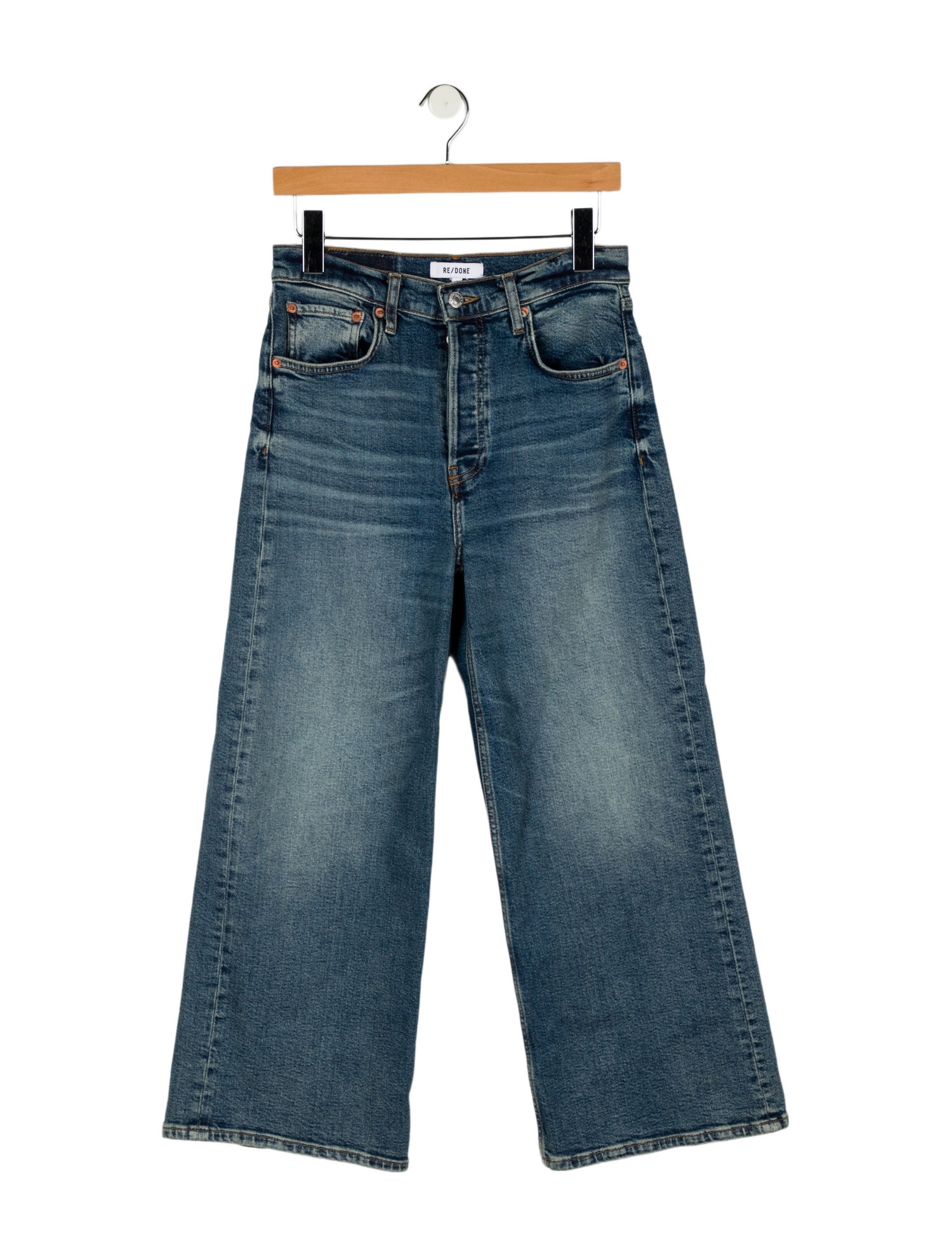RE/DONE High-Rise Wide Leg Jeans