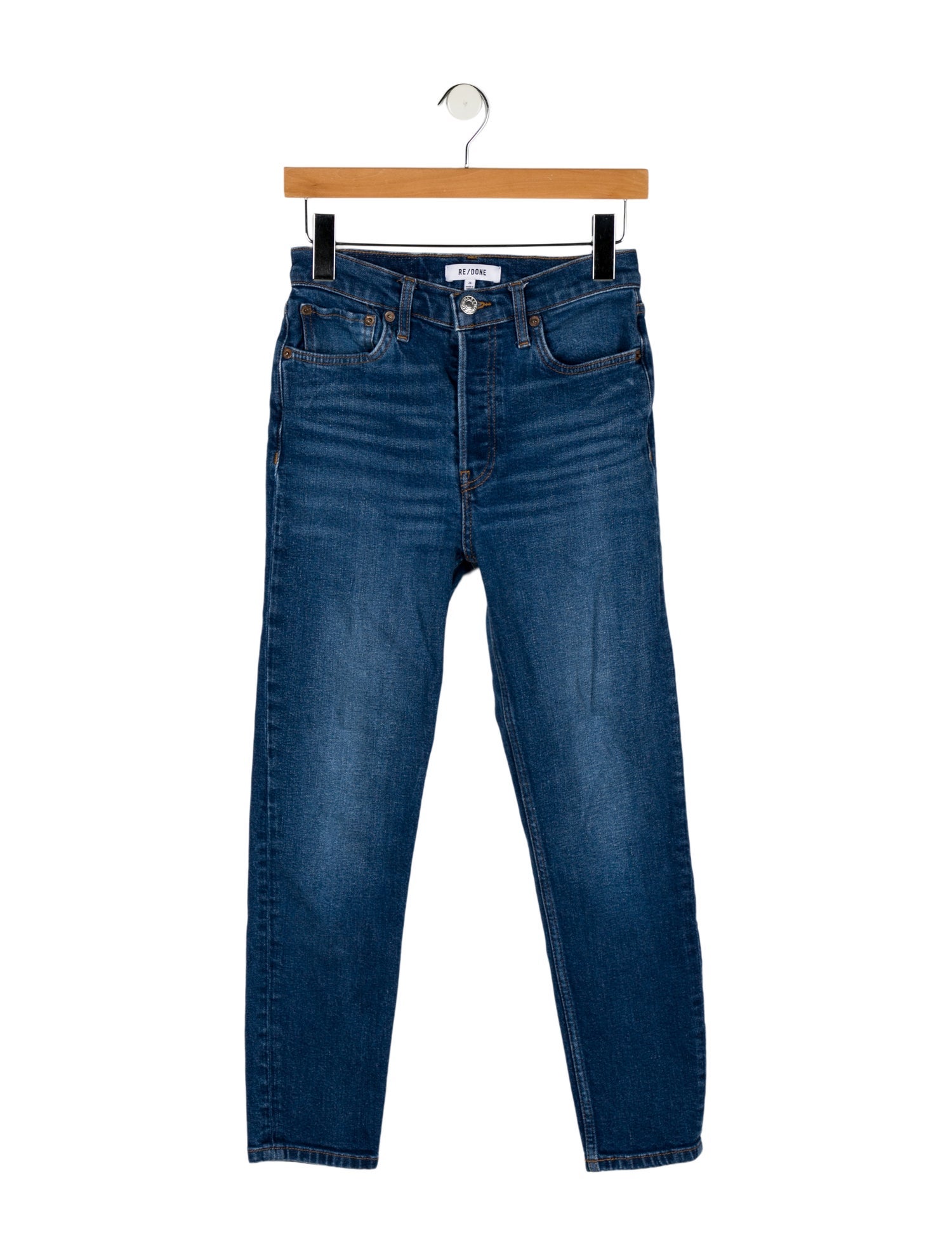 RE/DONE Mid-Rise Skinny Leg Jeans