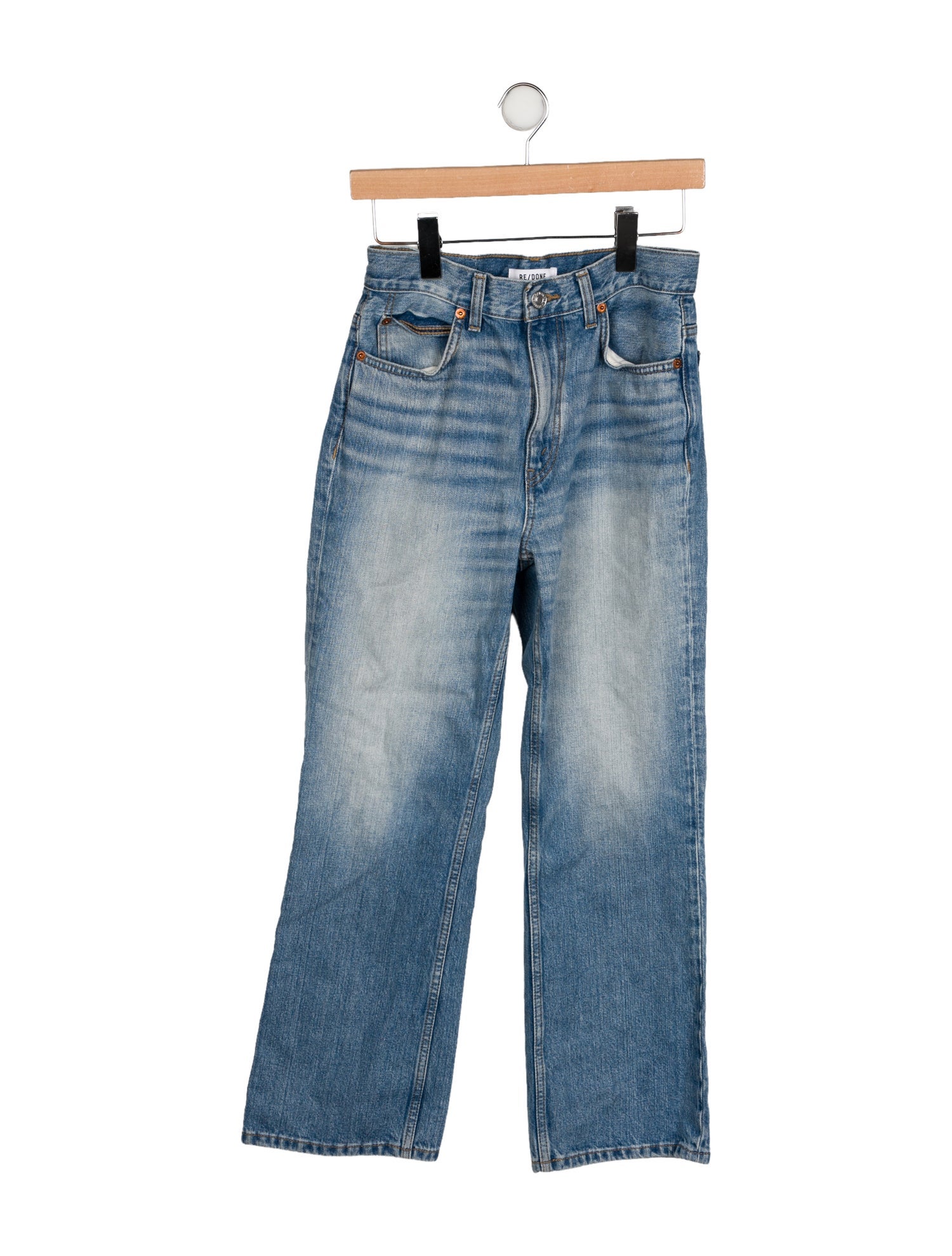 RE/DONE High-Rise Wide Leg Jeans