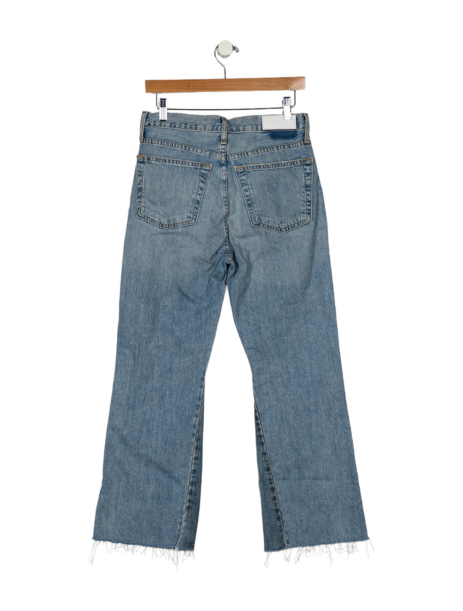 RE/DONE Mid-Rise Wide Leg Jeans