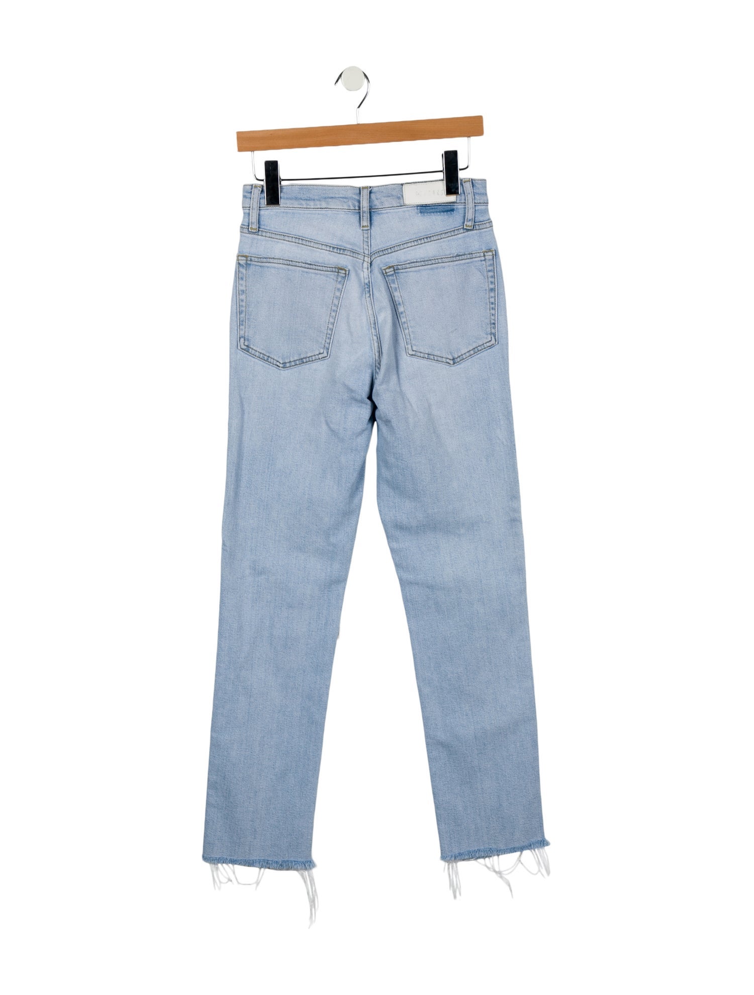 RE/DONE High-Rise Straight Leg Jeans