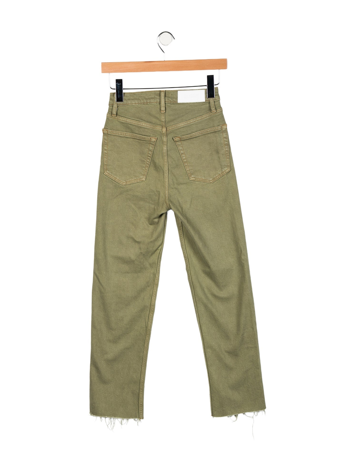 RE/DONE High-Rise Straight Leg Jeans