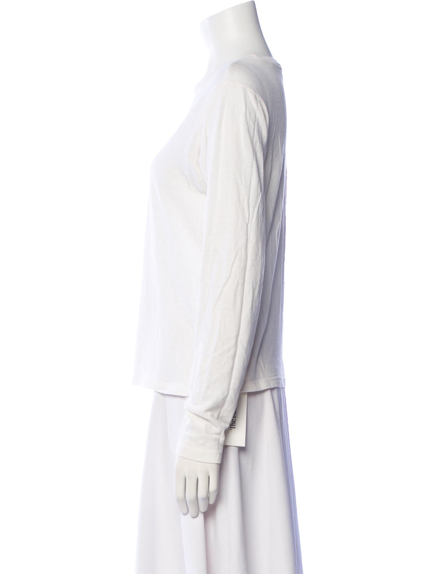 RE/DONE Bateau Neckline Long Sleeve Top