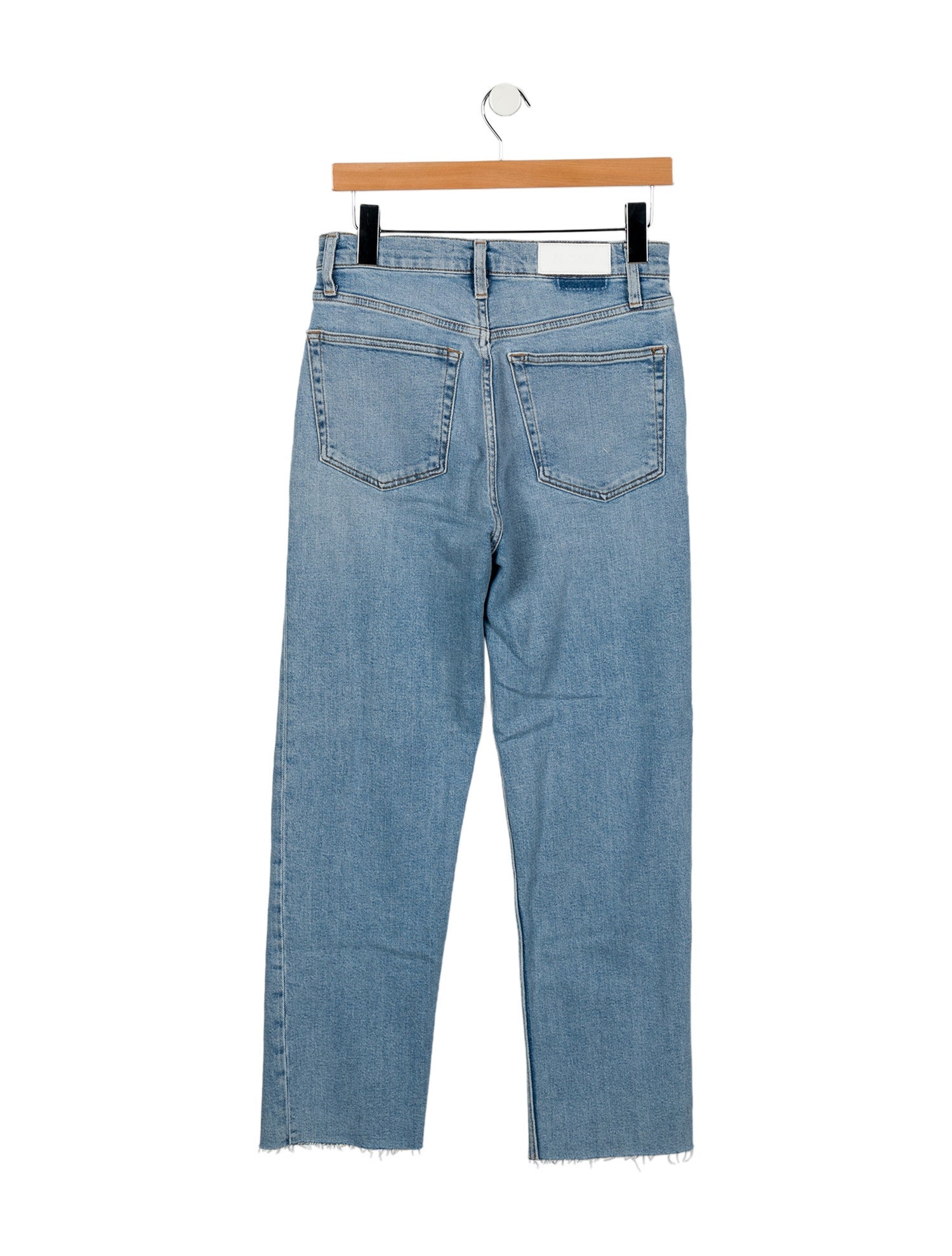 RE/DONE High-Rise Straight Leg Jeans