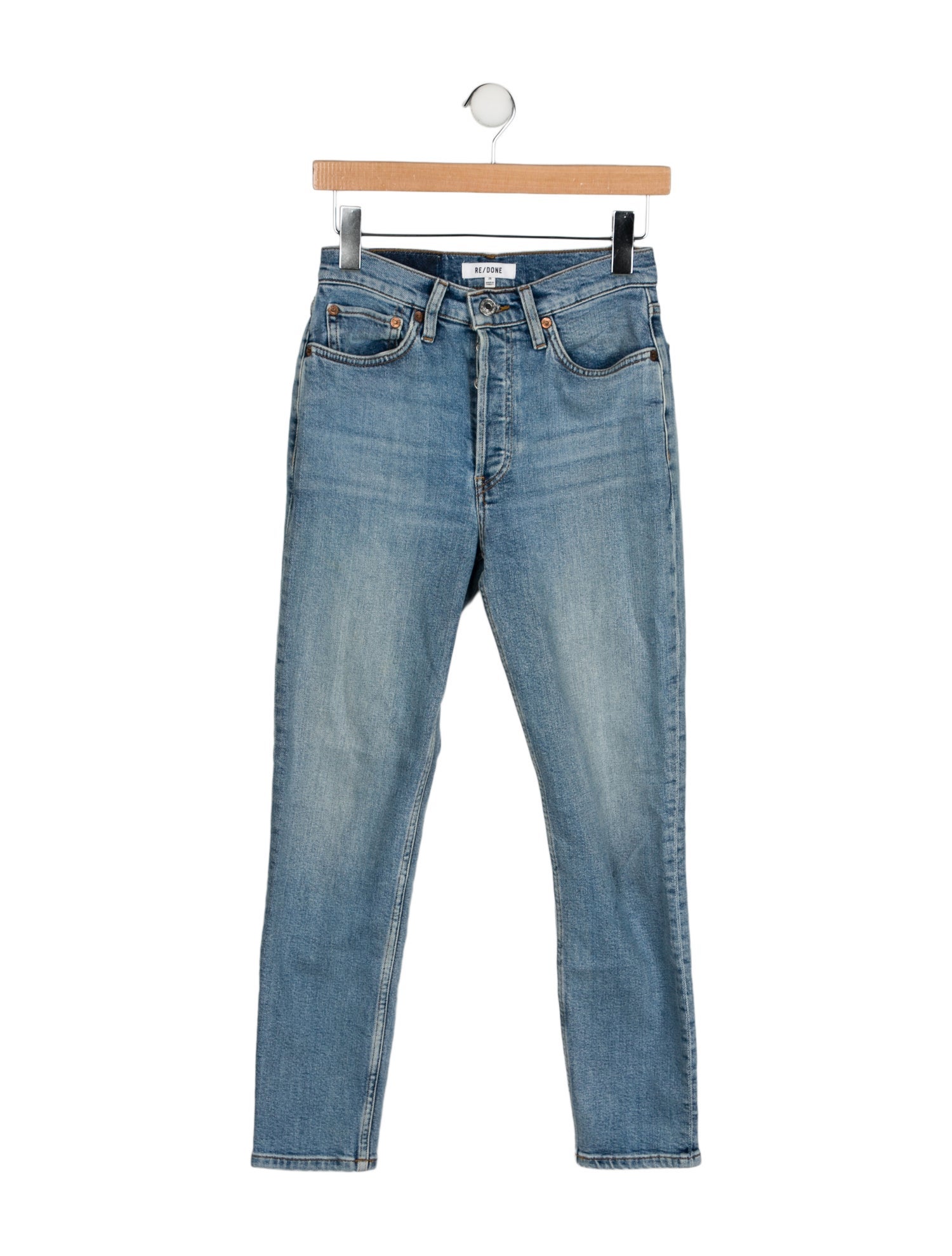 RE/DONE Mid-Rise Skinny Leg Jeans