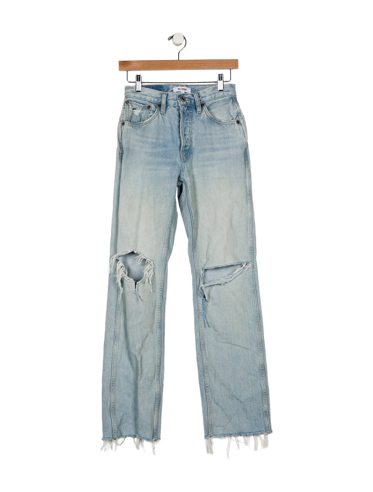 RE/DONE Mid-Rise Straight Leg Jeans