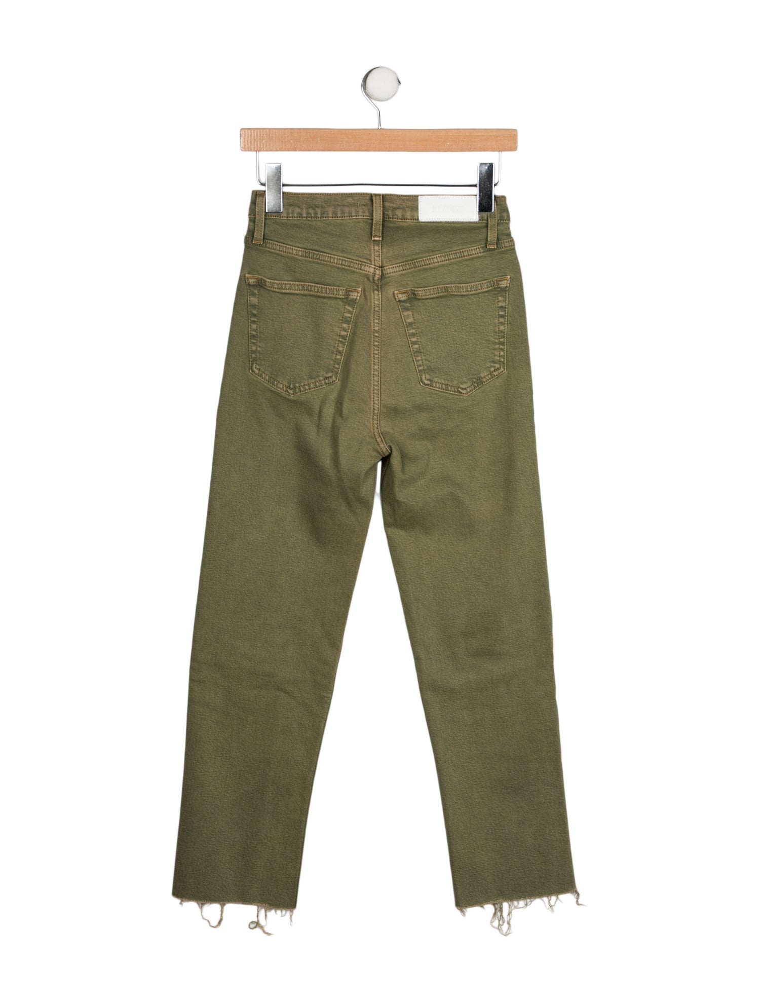 RE/DONE High-Rise Straight Leg Jeans