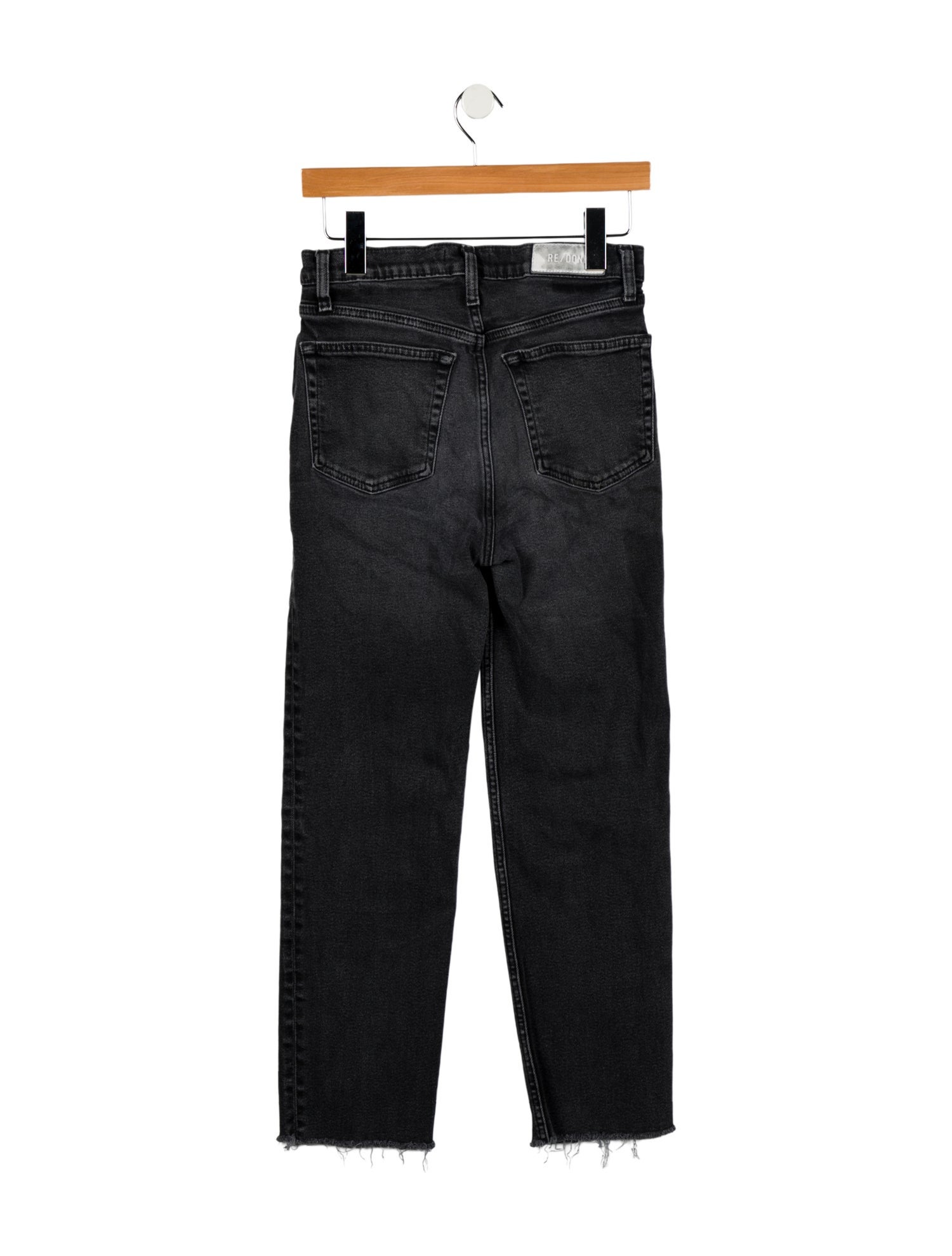 RE/DONE High-Rise Straight Leg Jeans