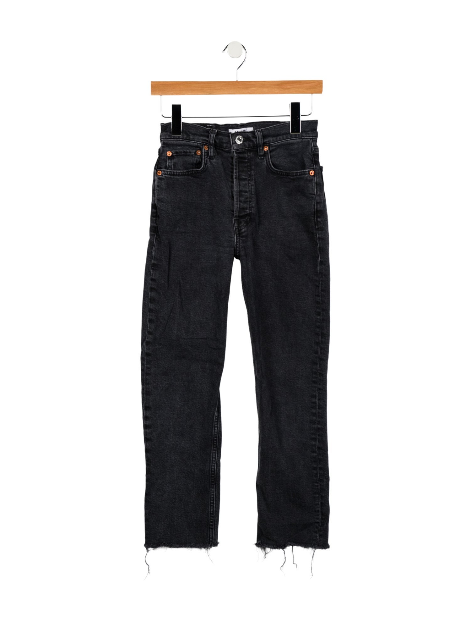 RE/DONE Mid-Rise Straight Leg Jeans