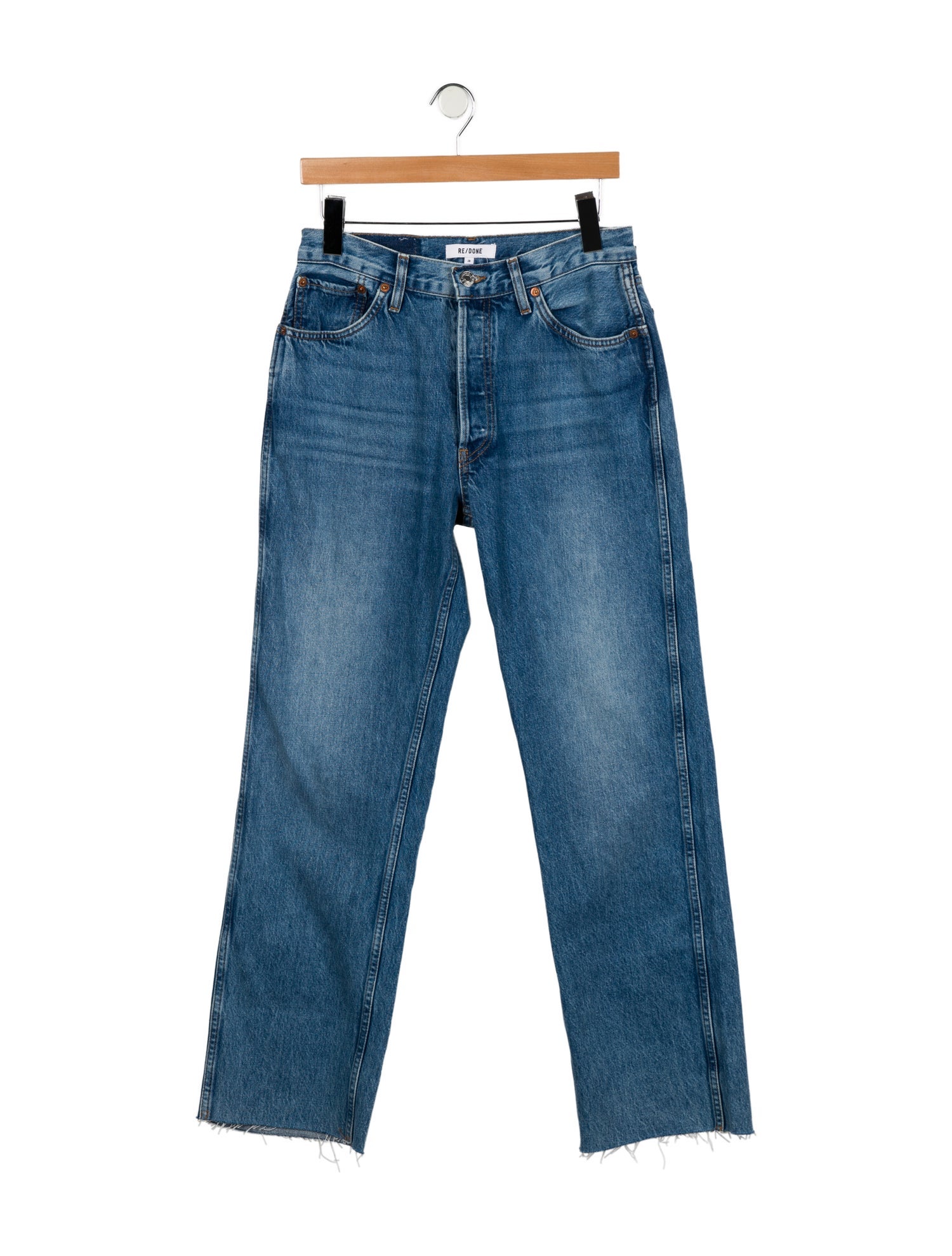 RE/DONE High-Rise Wide Leg Jeans w/ Tags