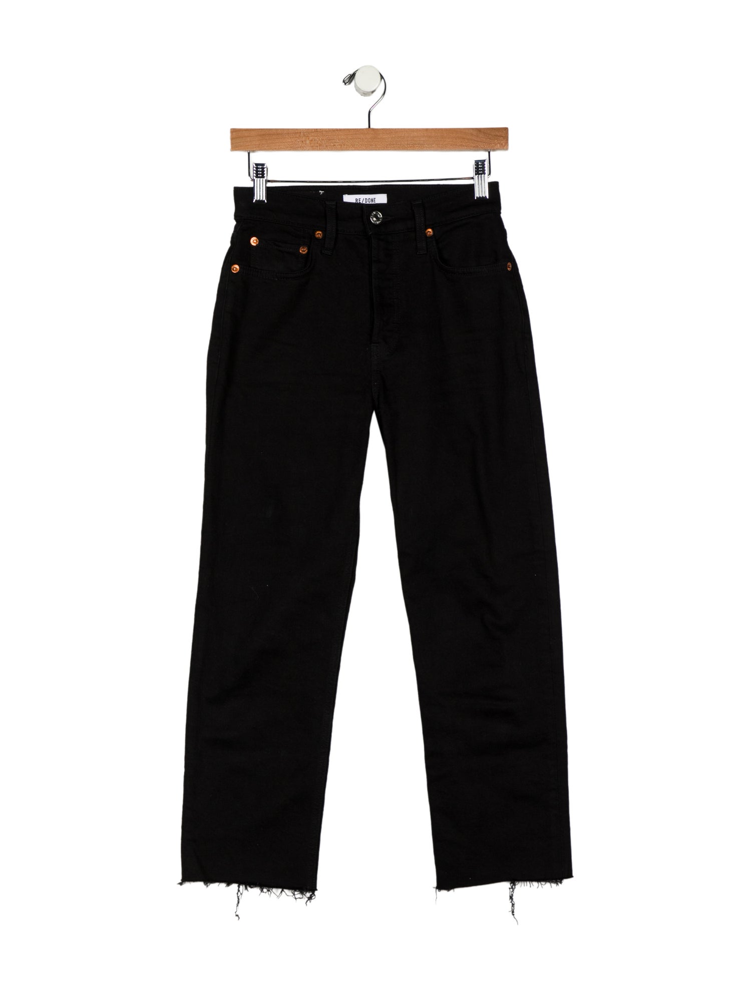 RE/DONE Mid-Rise Straight Leg Jeans