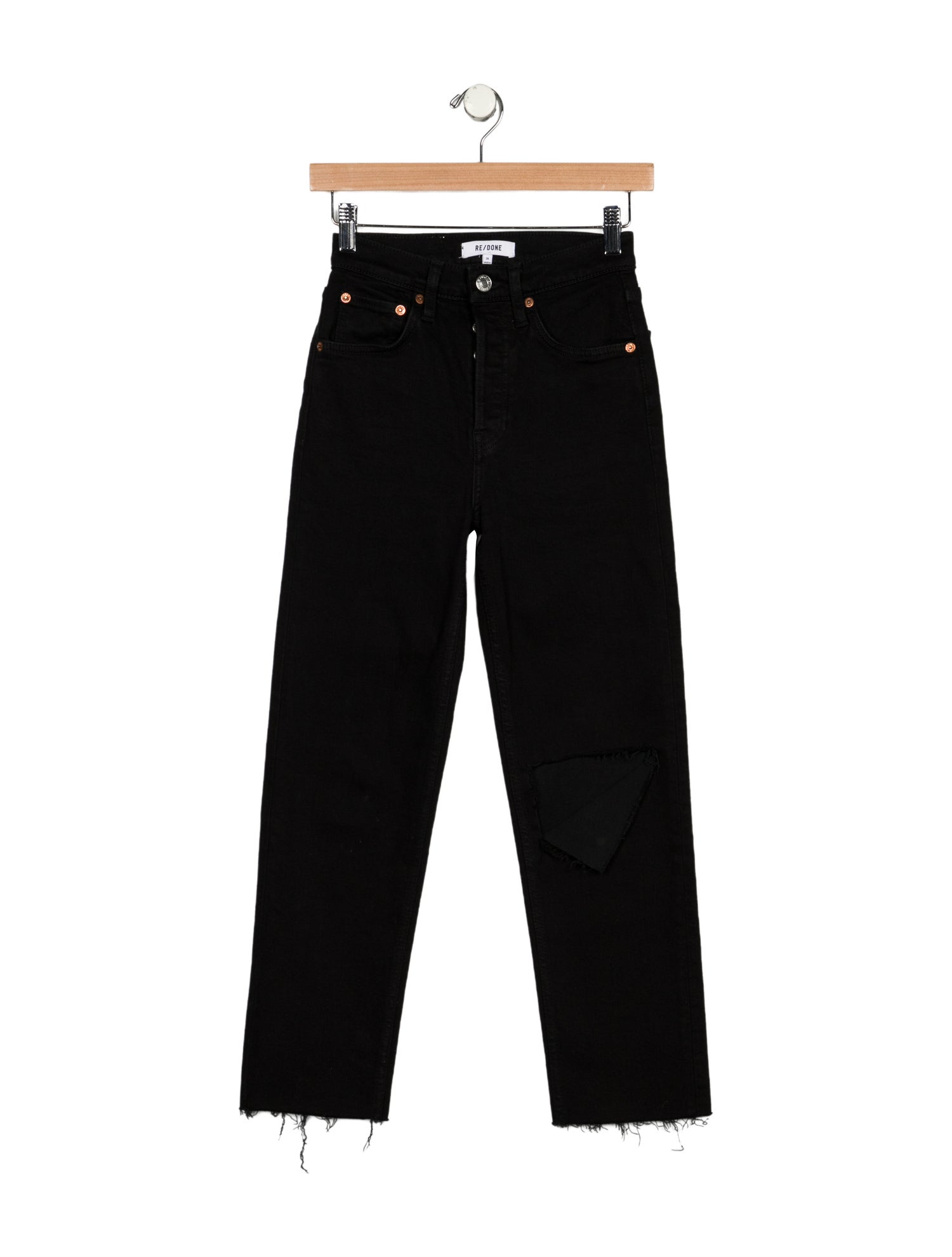RE/DONE Mid-Rise Straight Leg Jeans