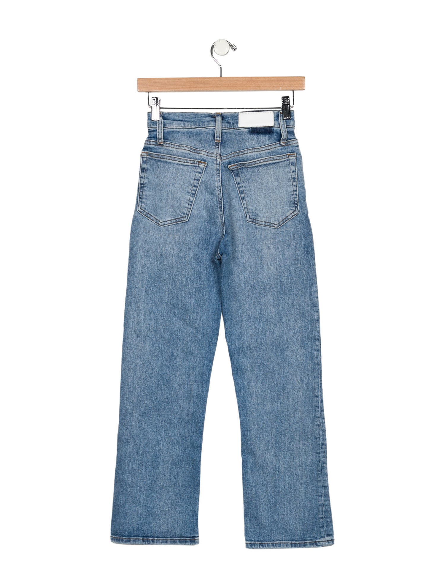 RE/DONE Mid-Rise Straight Leg Jeans