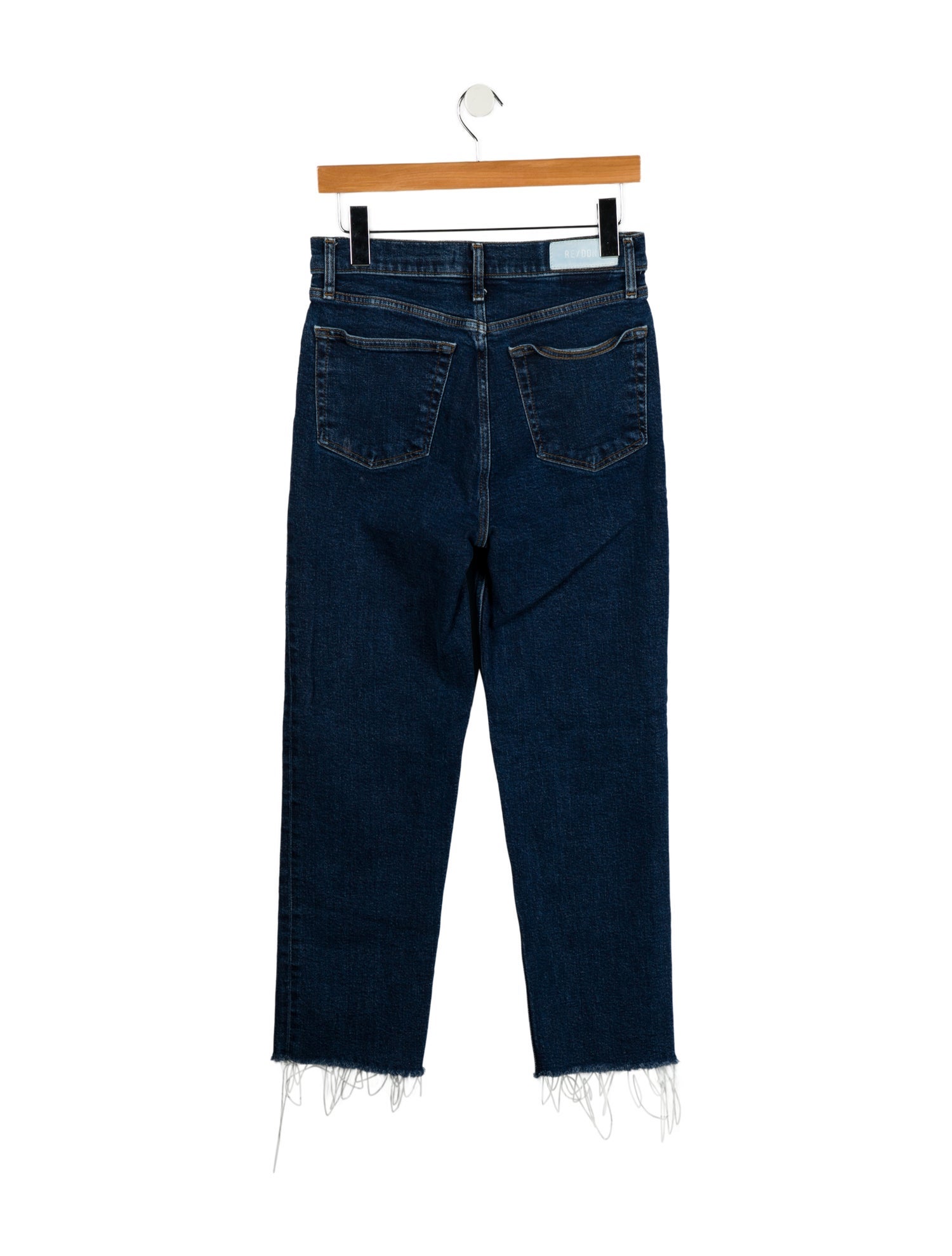 RE/DONE High-Rise Straight Leg Jeans