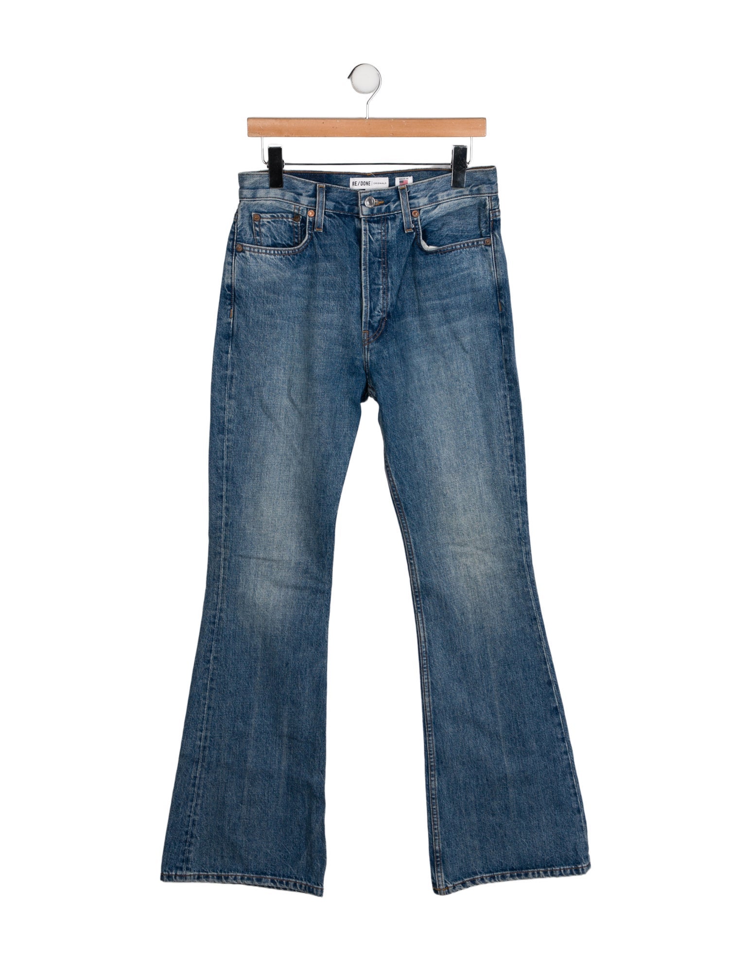 RE/DONE High-Rise Wide Leg Jeans
