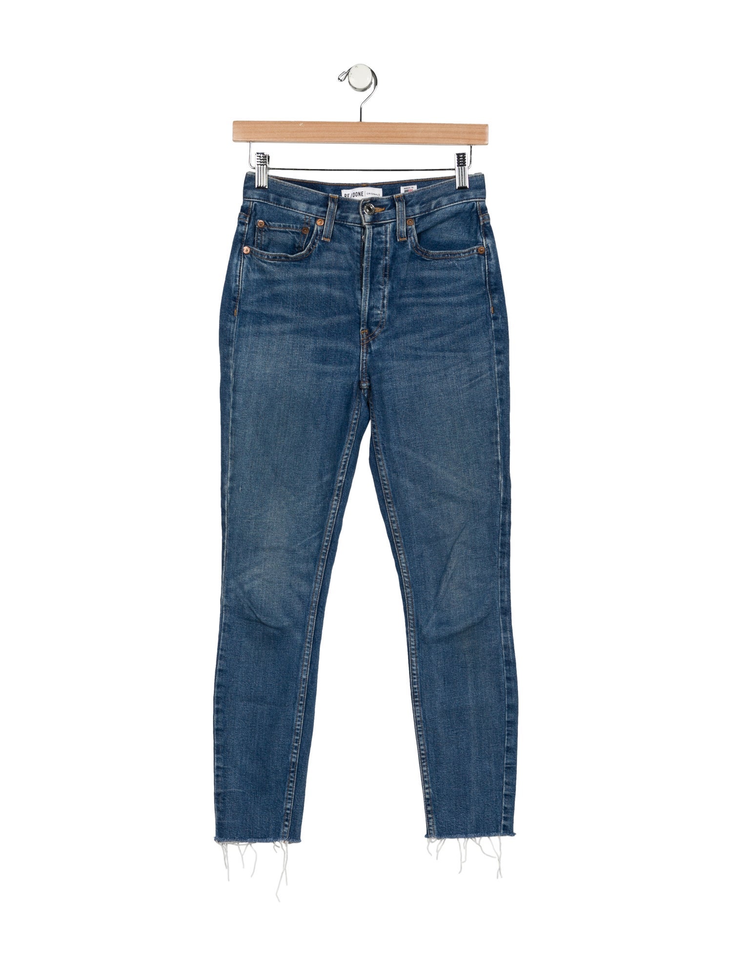 RE/DONE Mid-Rise Skinny Leg Jeans