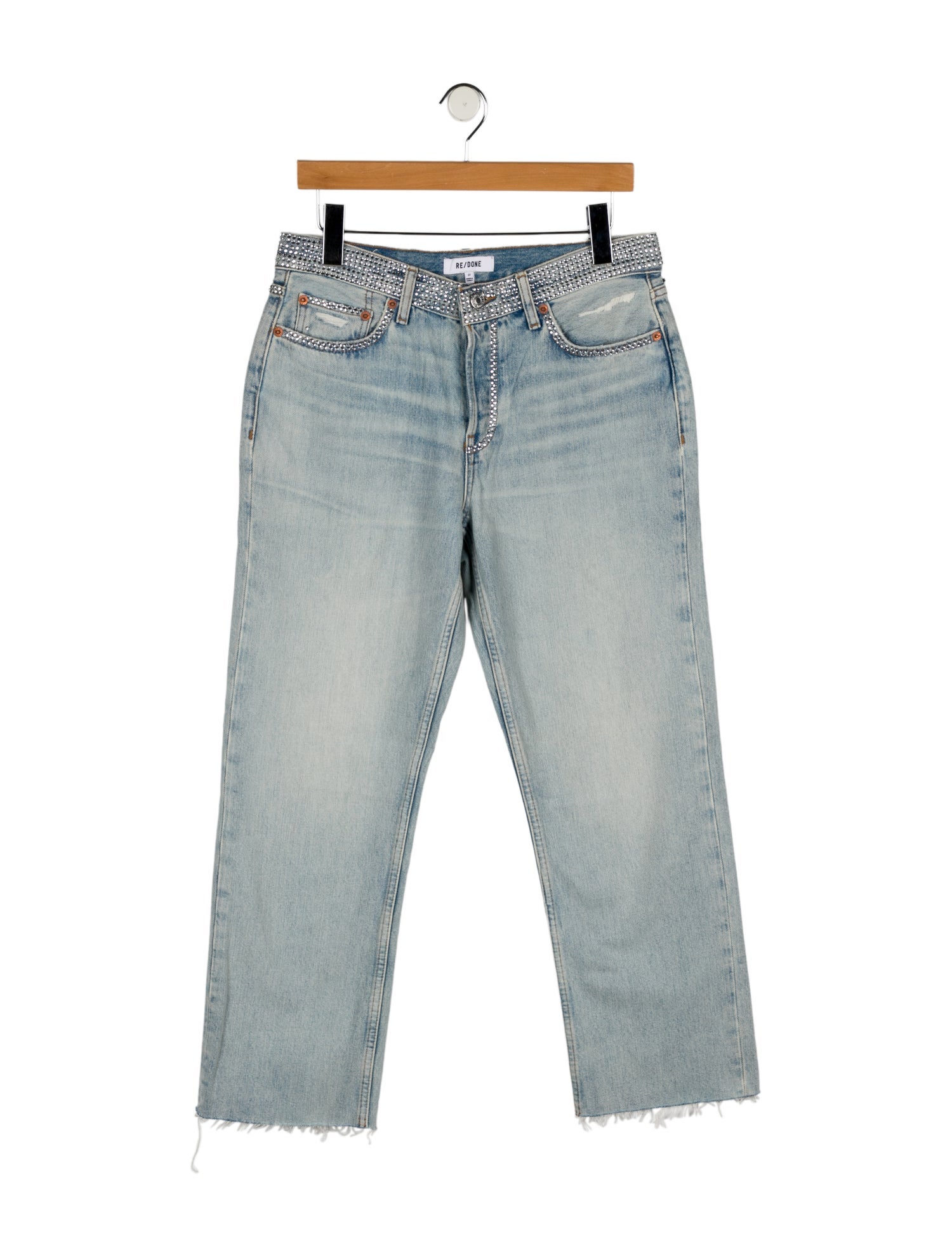 RE/DONE Mid-Rise Straight Leg Jeans