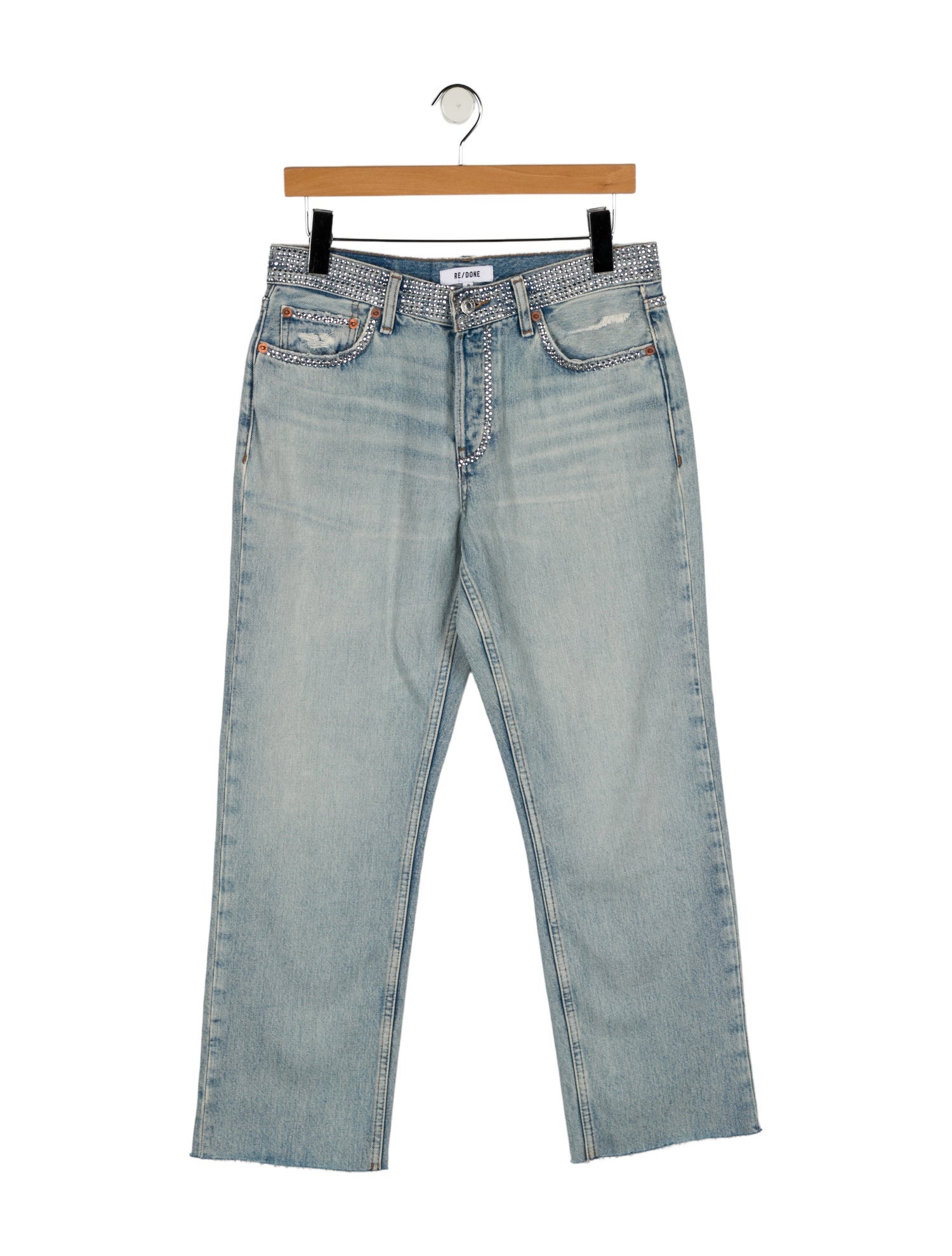RE/DONE Mid-Rise Straight Leg Jeans w/ Tags