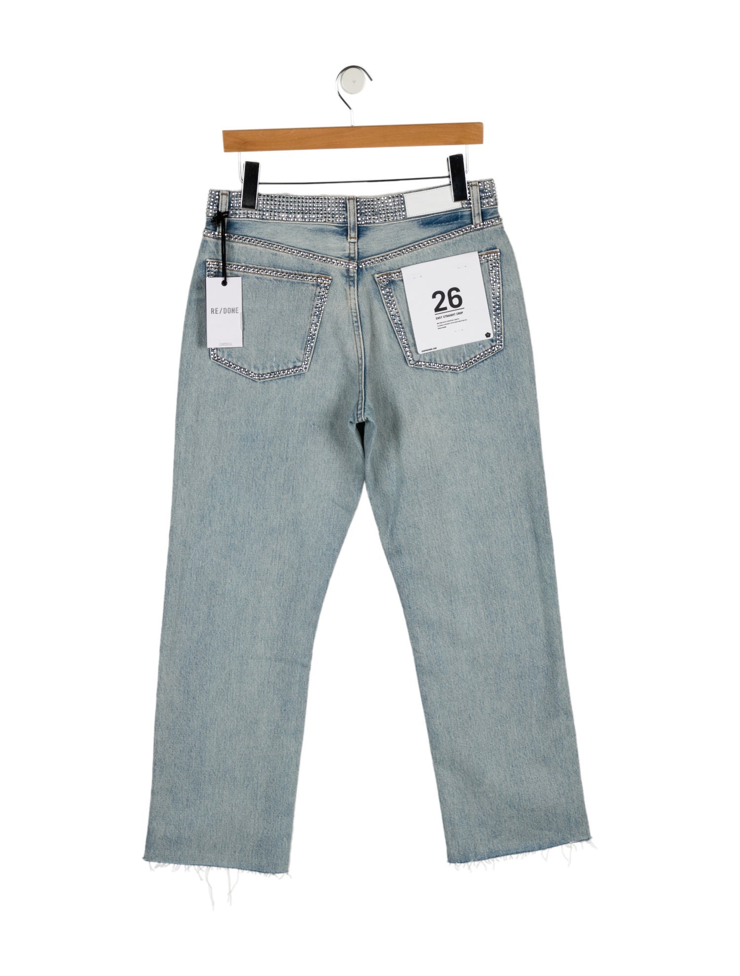RE/DONE Mid-Rise Straight Leg Jeans w/ Tags