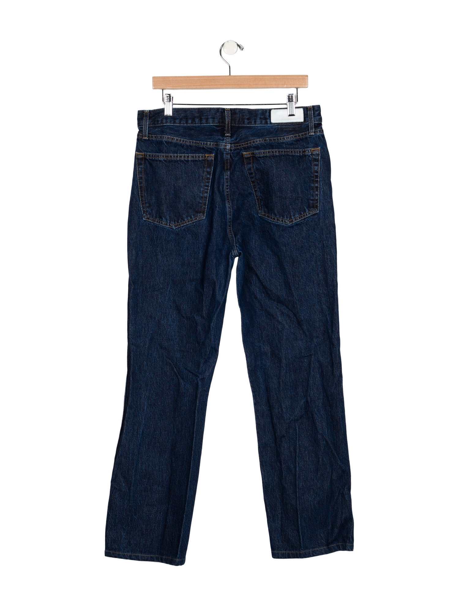 RE/DONE High-Rise Straight Leg Jeans