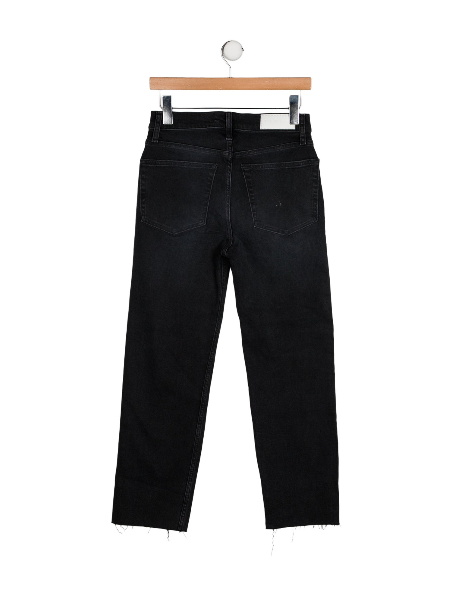 RE/DONE High-Rise Straight Leg Jeans