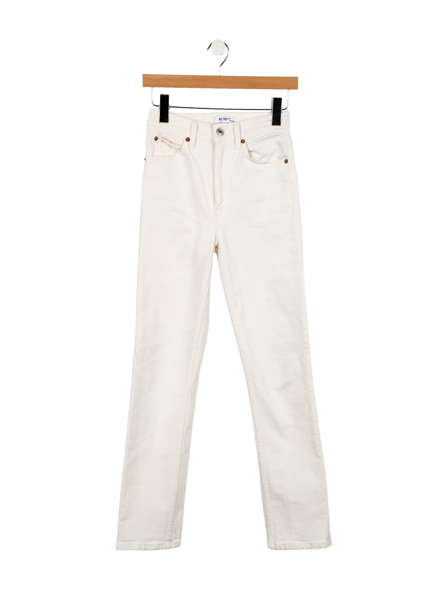 RE/DONE Mid-Rise Straight Leg Jeans