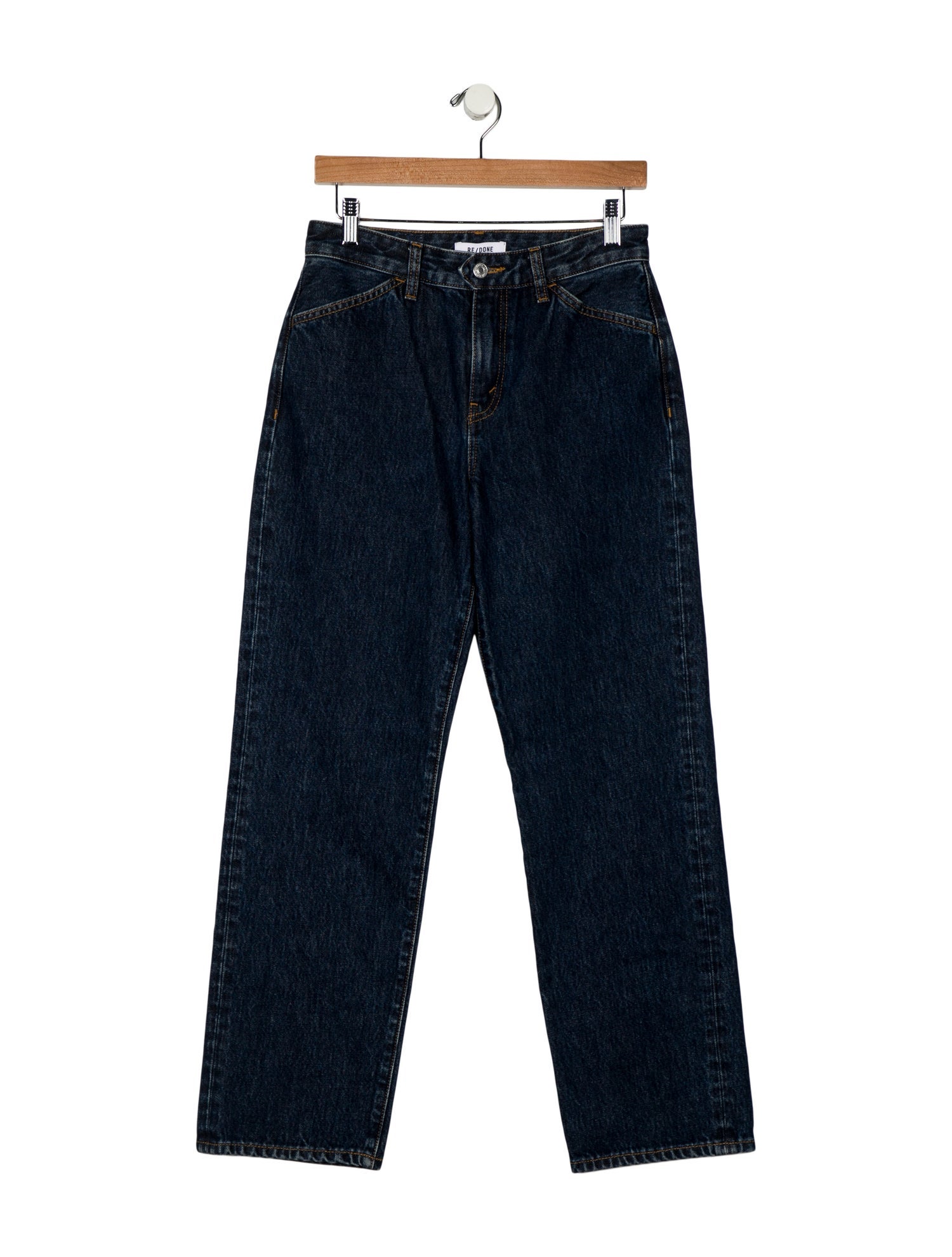 RE/DONE Mid-Rise Straight Leg Jeans