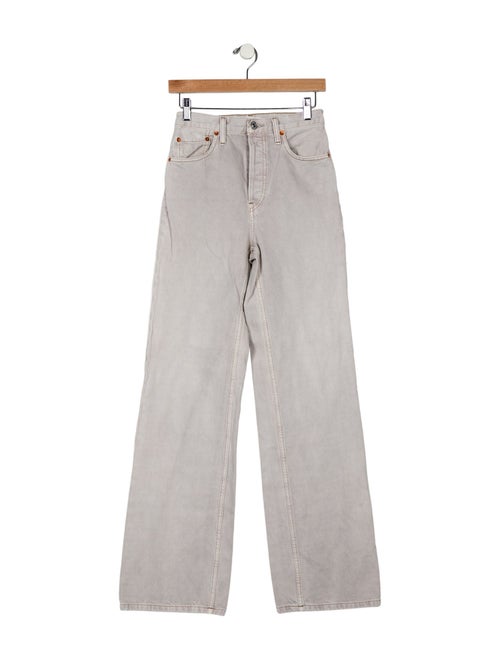 RE/DONE High-Rise Wide Leg Jeans
