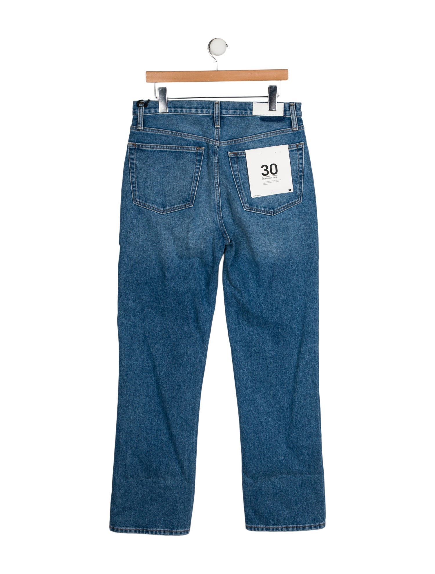 RE/DONE High-Rise Wide Leg Jeans w/ Tags