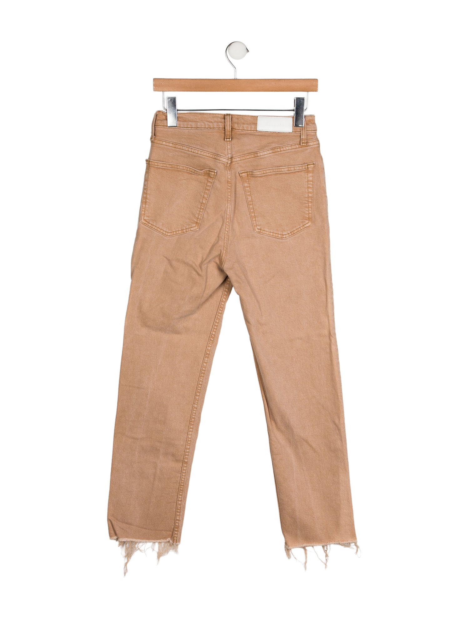 RE/DONE High-Rise Straight Leg Jeans