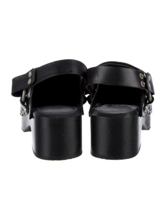 RE/DONE Leather Slingback Flats