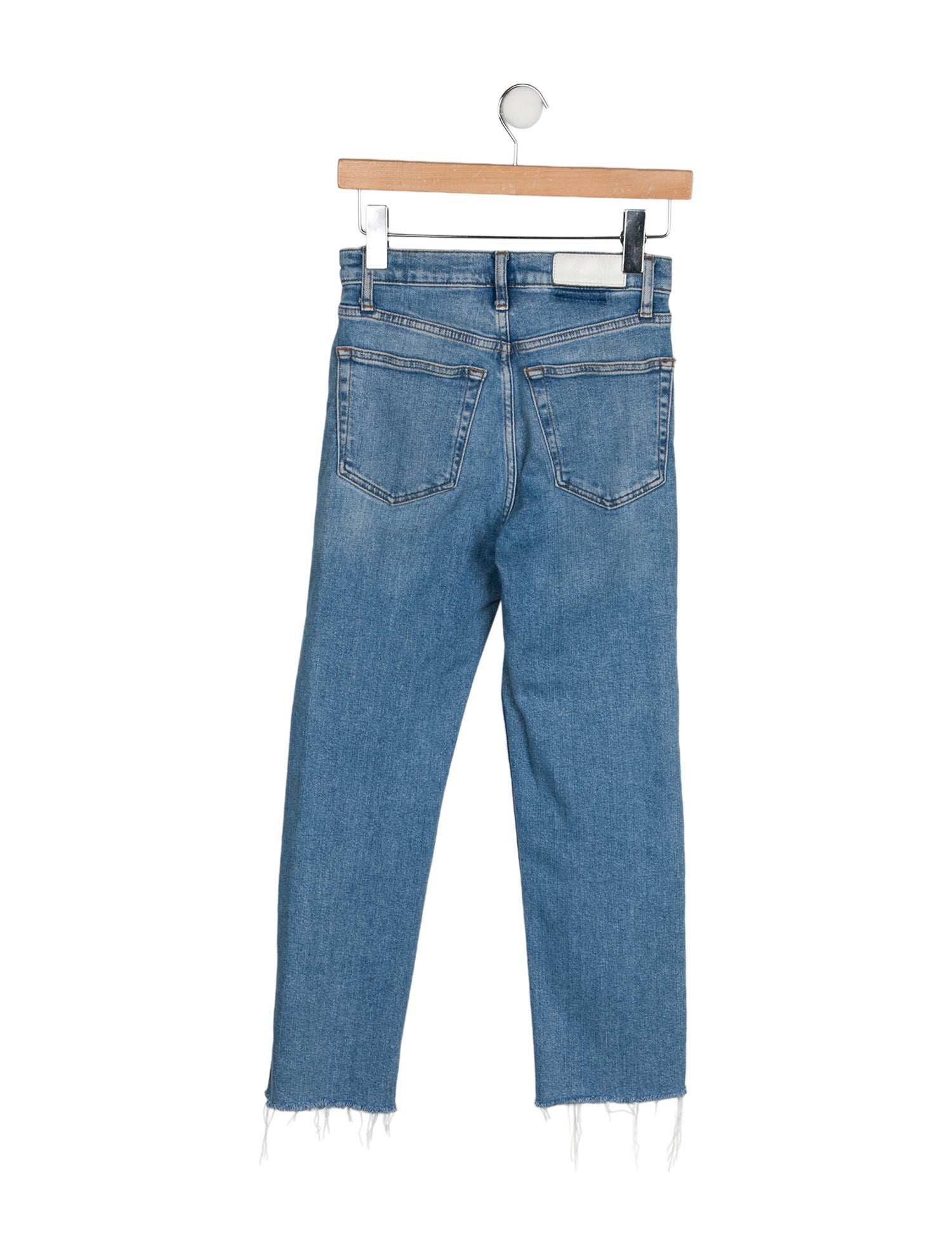 RE/DONE Mid-Rise Straight Leg Jeans