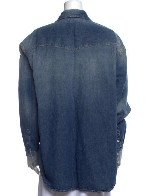 RE/DONE Long Sleeve Button-Up Top