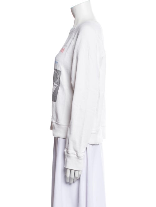 RE/DONE Graphic Print Crew Neck Sweatshirt