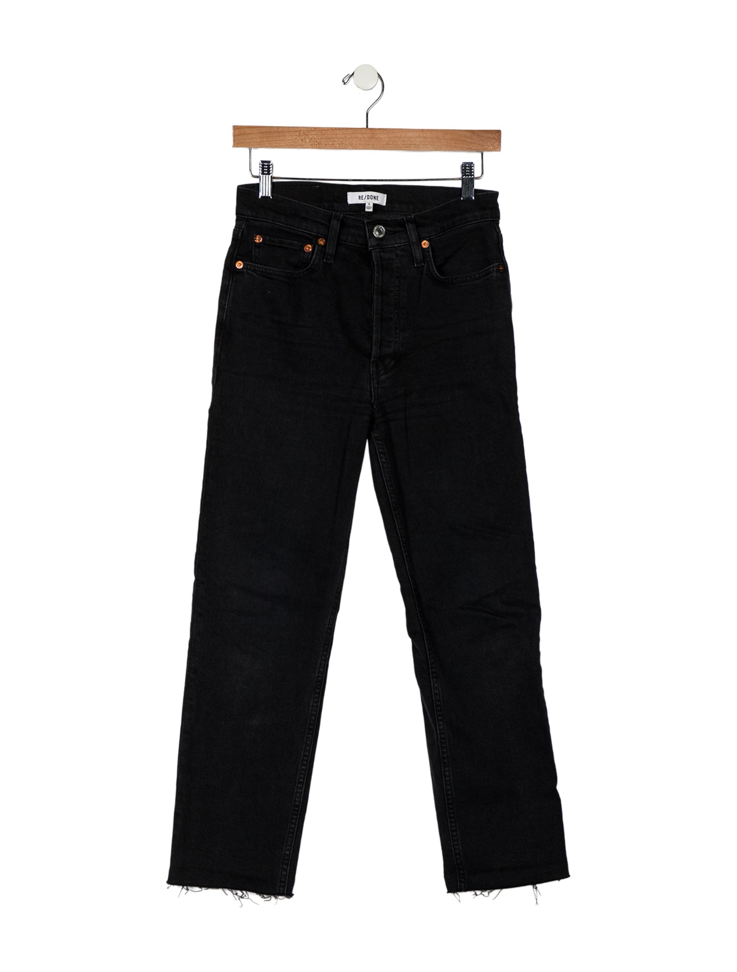 RE/DONE Mid-Rise Straight Leg Jeans