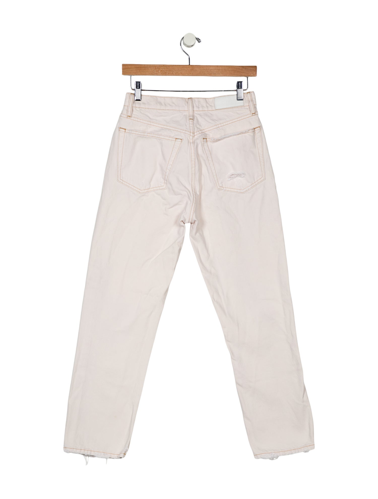 RE/DONE High-Rise Straight Leg Jeans