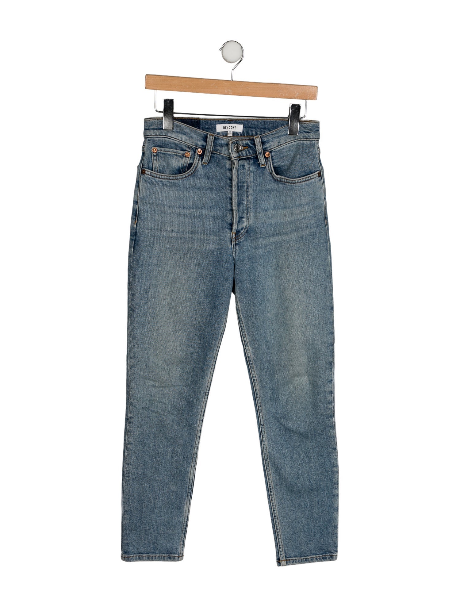 RE/DONE Mid-Rise Skinny Leg Jeans