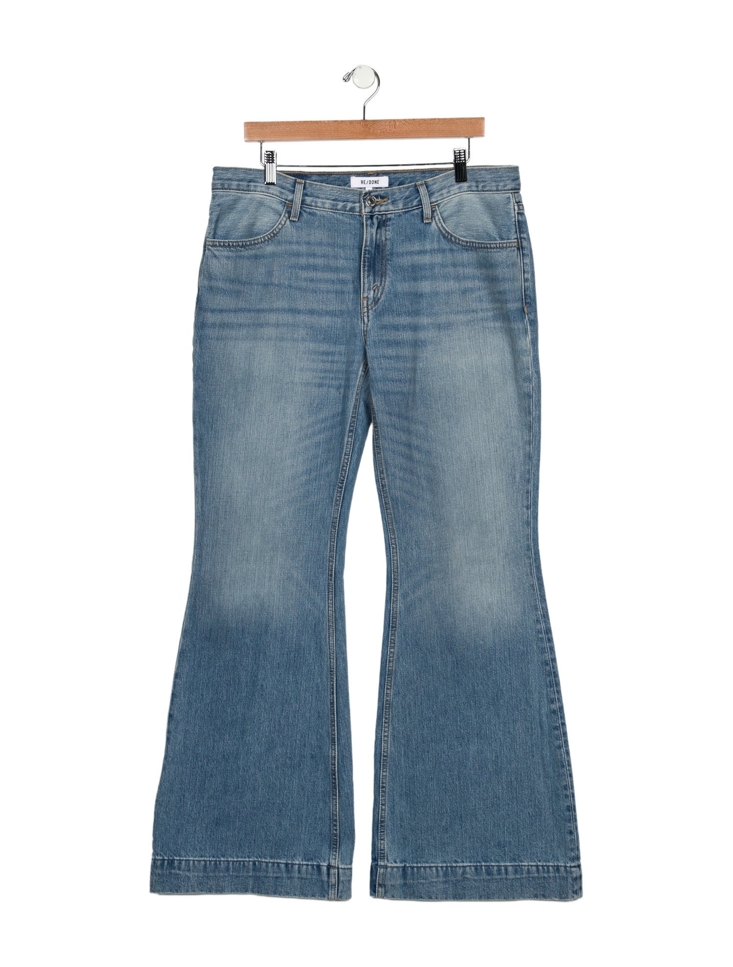 RE/DONE Mid-Rise Wide Leg Jeans