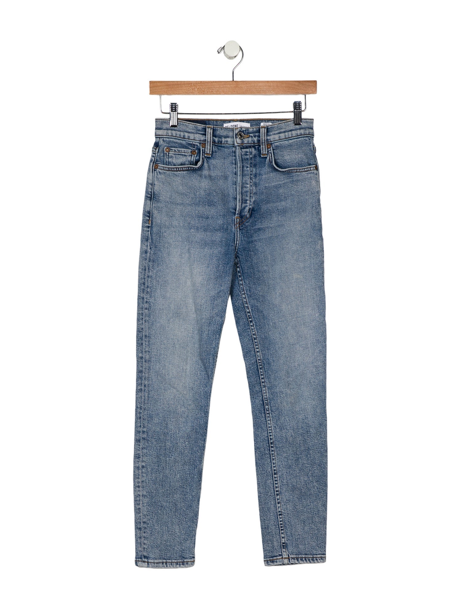 RE/DONE High-Rise Skinny Leg Jeans