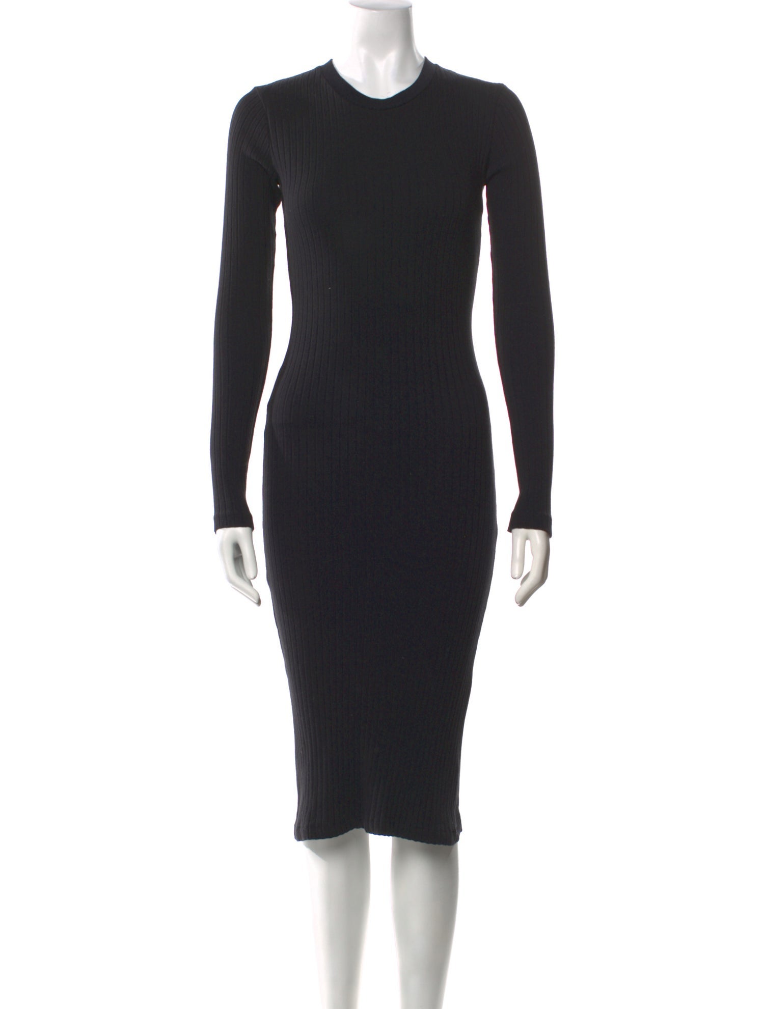 RE/DONE Crew Neck Midi Length Dress