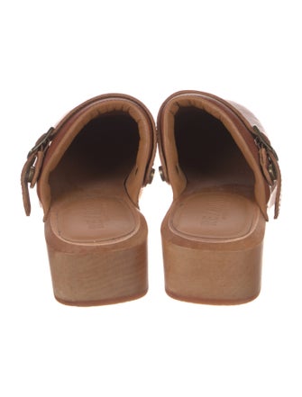 RE/DONE Leather Mules