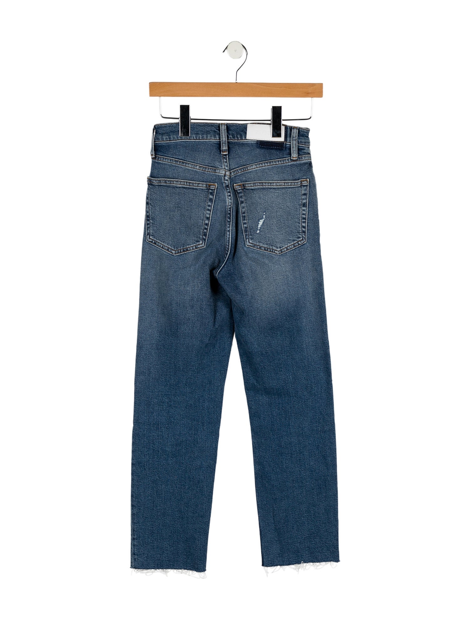 RE/DONE Mid-Rise Straight Leg Jeans