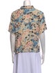 RE/DONE Printed Short Sleeve Button-Up Top