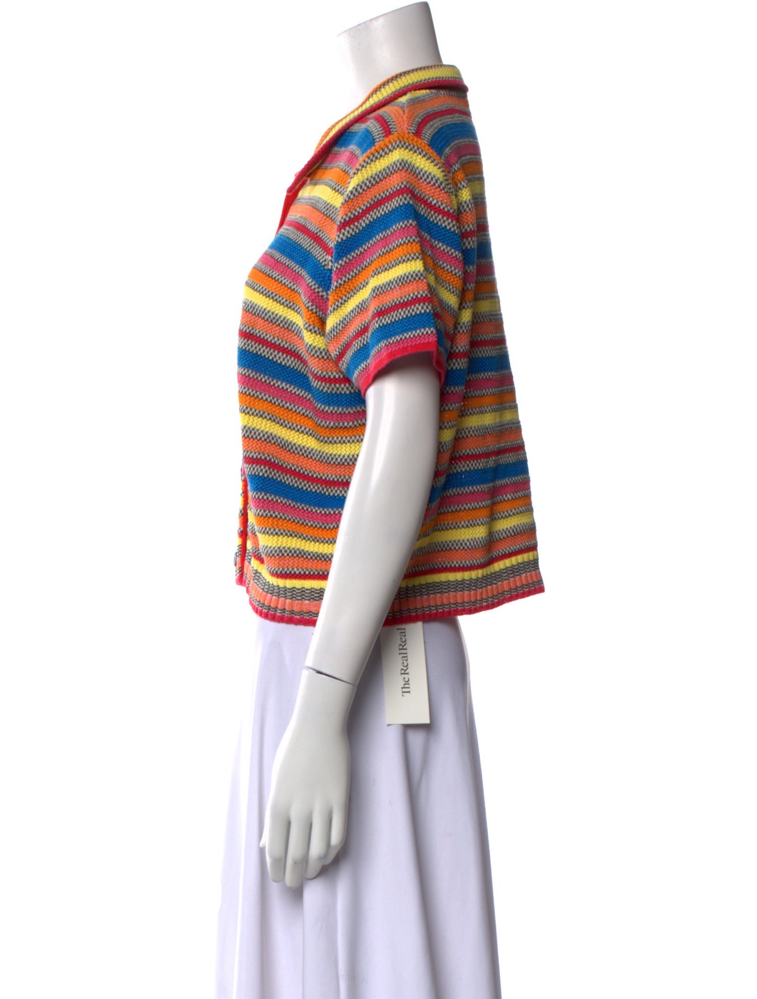 RE/DONE Linen Striped Sweater