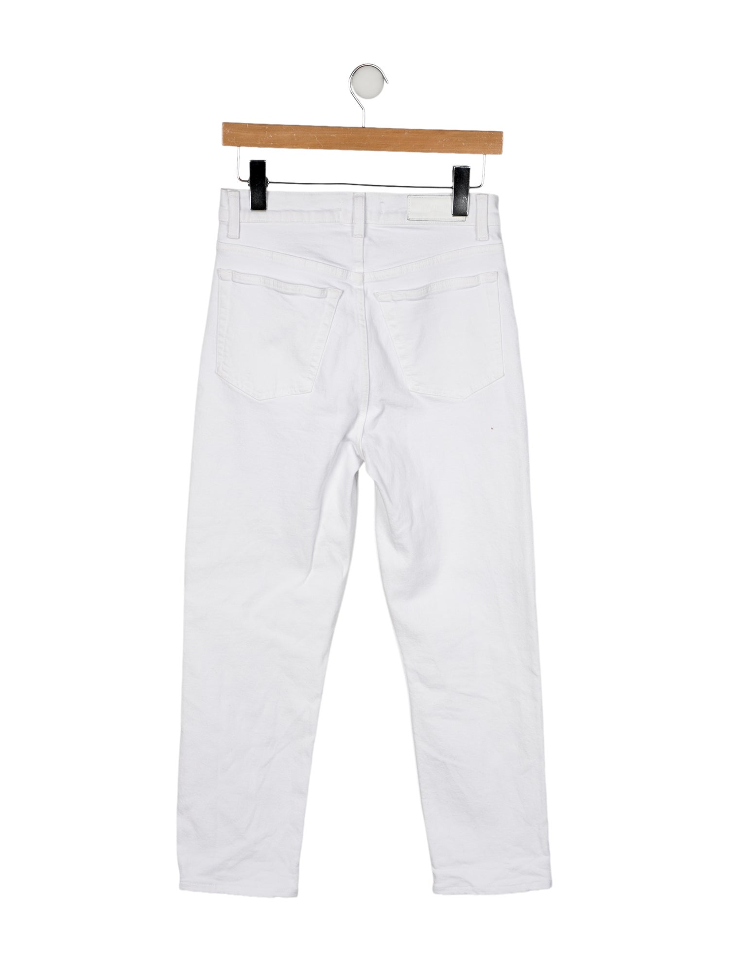 RE/DONE High-Rise Straight Leg Jeans