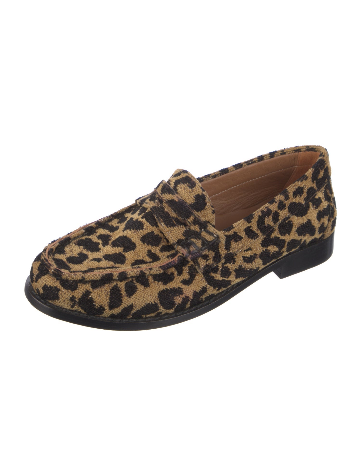 RE/DONE Animal Print Loafers